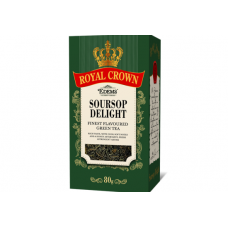 Чай "ROYAL CROWN" 80 гр зел.лист "SOURSOP DELIGHT" 18 шт/ящ